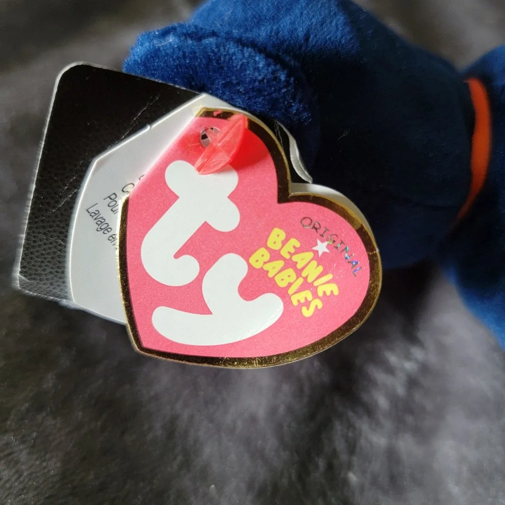 Ty Beanie Baby Chicago Bears NFL Plush Unisex OS Navy Blue NWT Sports Bear